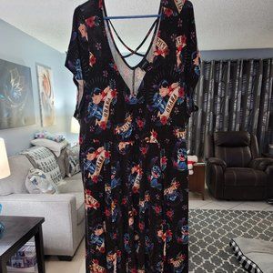 Torrid Disney Lilo and Stitch Handkerchief Hem Dress Size 5